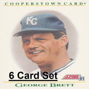 George Brett - Kansas City Royals MLB Card Collection - 6 Card Set